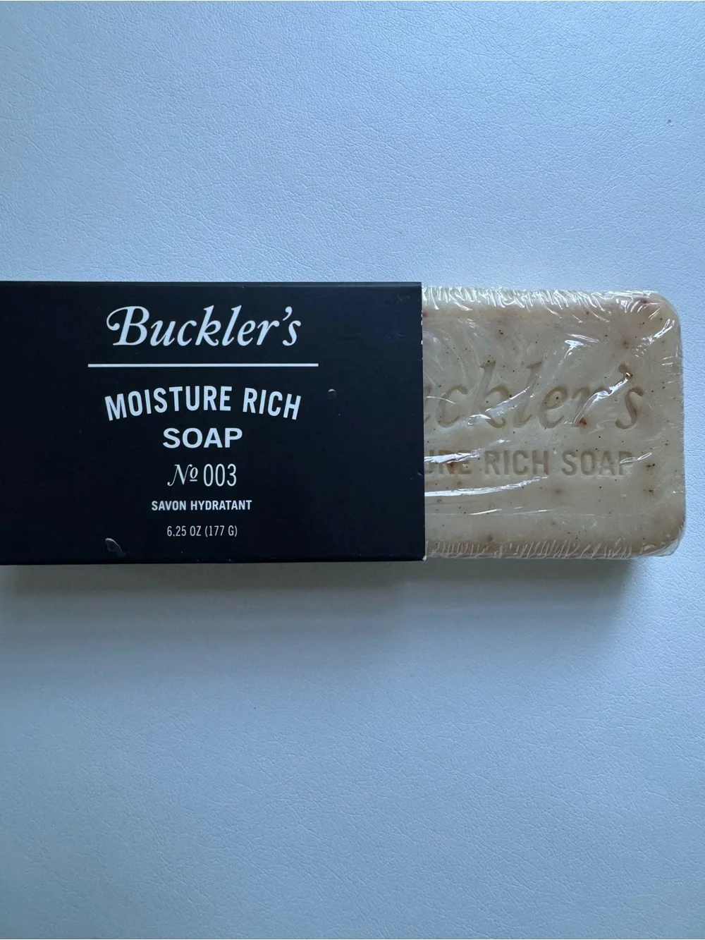 Bar Buckler’s Moisture Rich Soap No. 003 Savon Hydratant 6.25 oz. / 177g NIB HTF